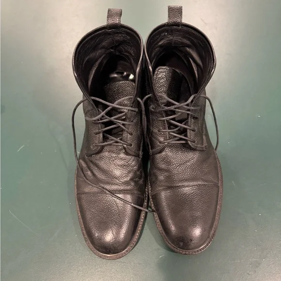 Theory | Shoes | Theory Mens Black Leather Boots | Poshmark